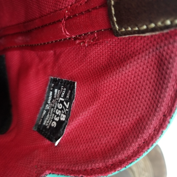 Justin Boots Brown and Aqua Cowgirl Boots - Picture 6 of 7